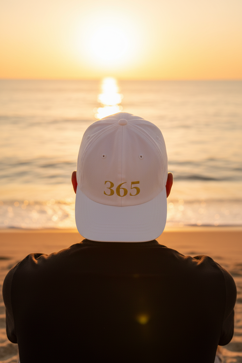 365 Cap — Hombre blanco playa