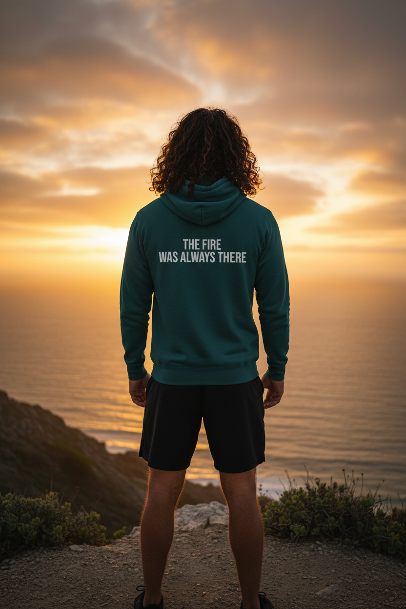 Inner Fire astrónomo trasera masculino acantilado