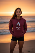 Inner Fire borgoña frontal femenino 1