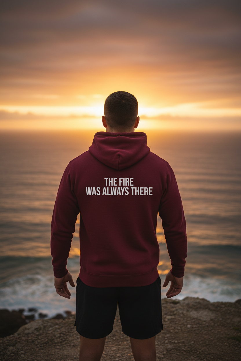 Inner Fire borgoña trasera masculino acantilado