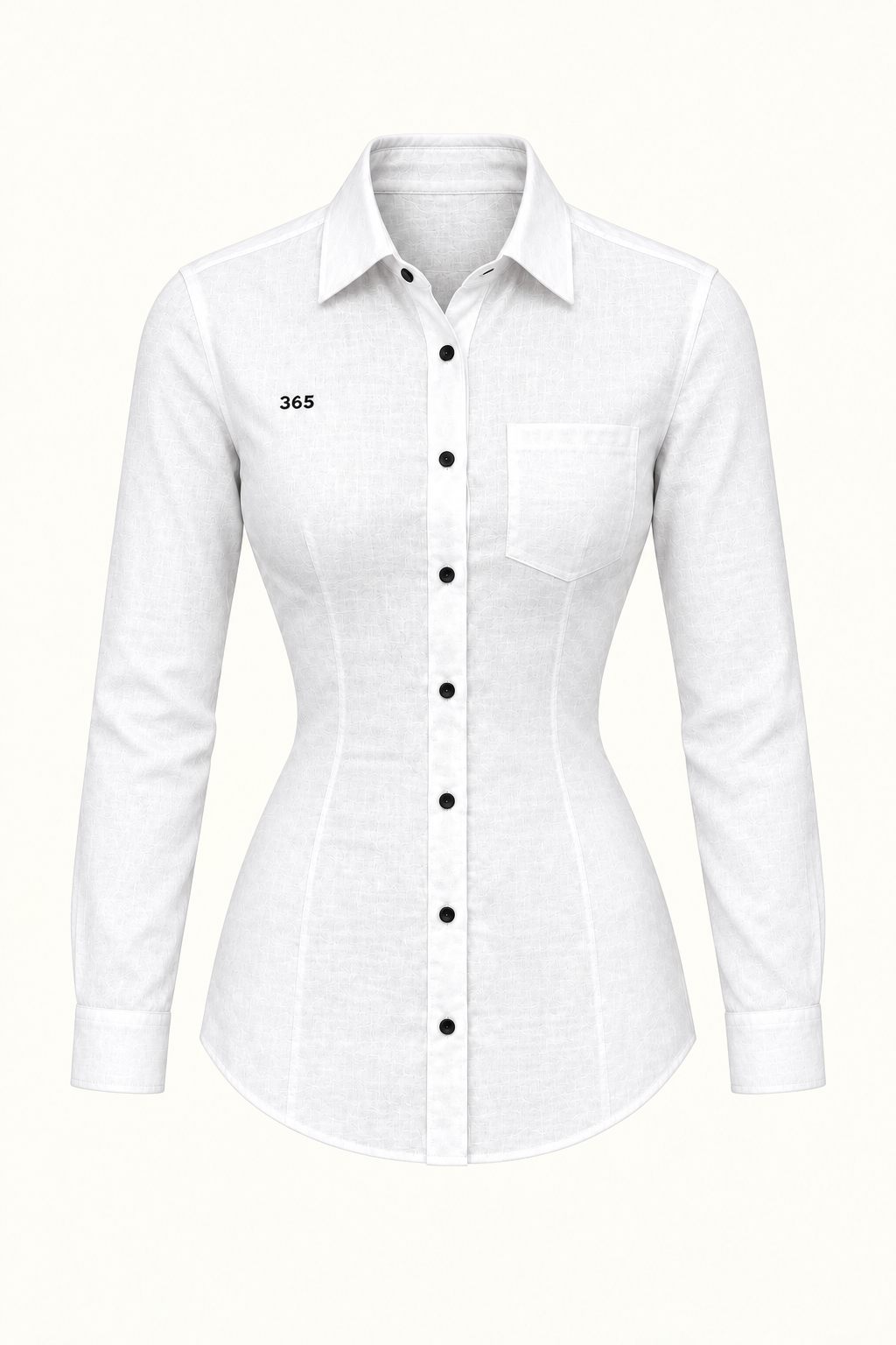 Mockup blanco frontal, logo corregido