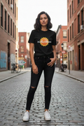Modelo camiseta negra 365Sunrises
