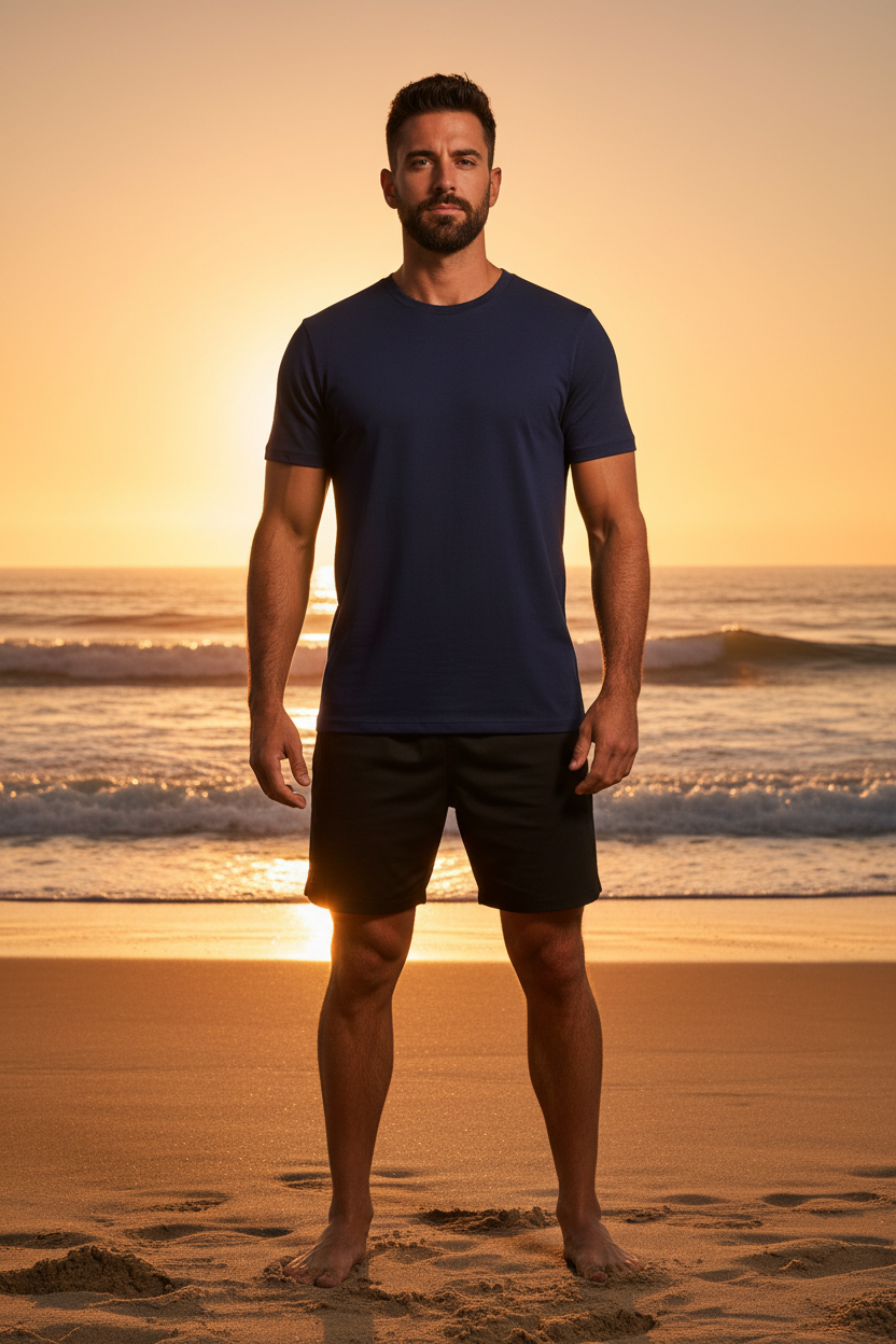 Navy masculino frente