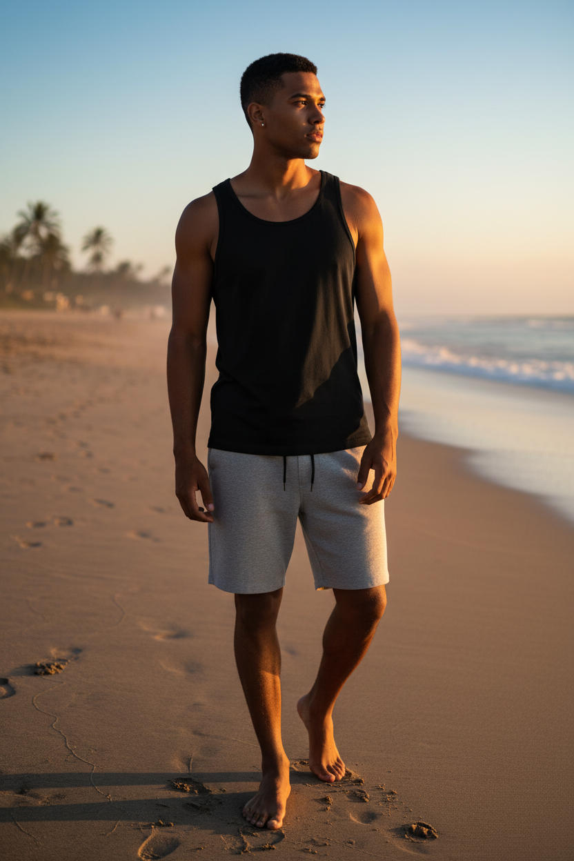 Tank Top Black Front